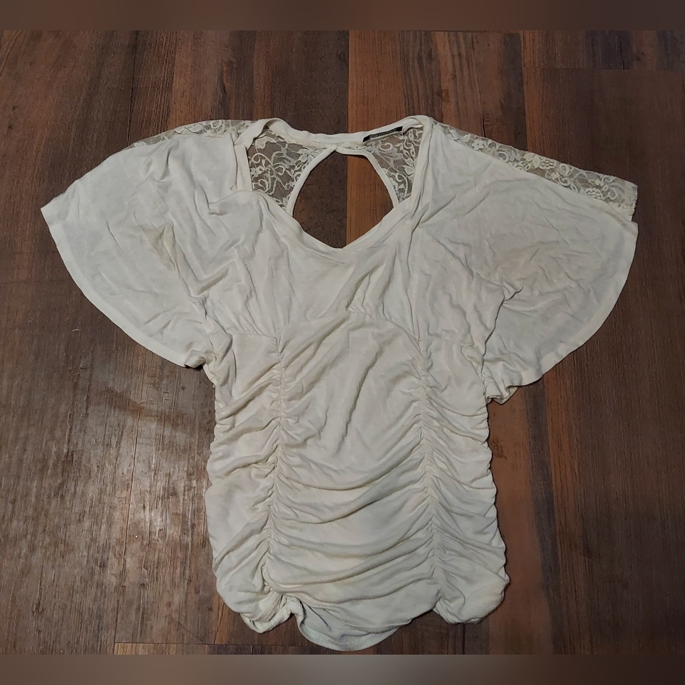 White Lacy Blouse